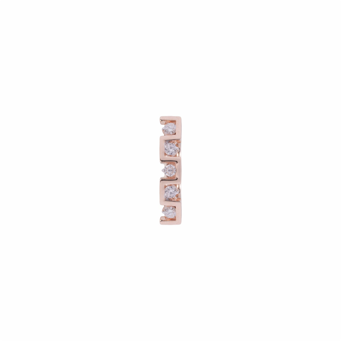 Layered Bar Diamond Earrings