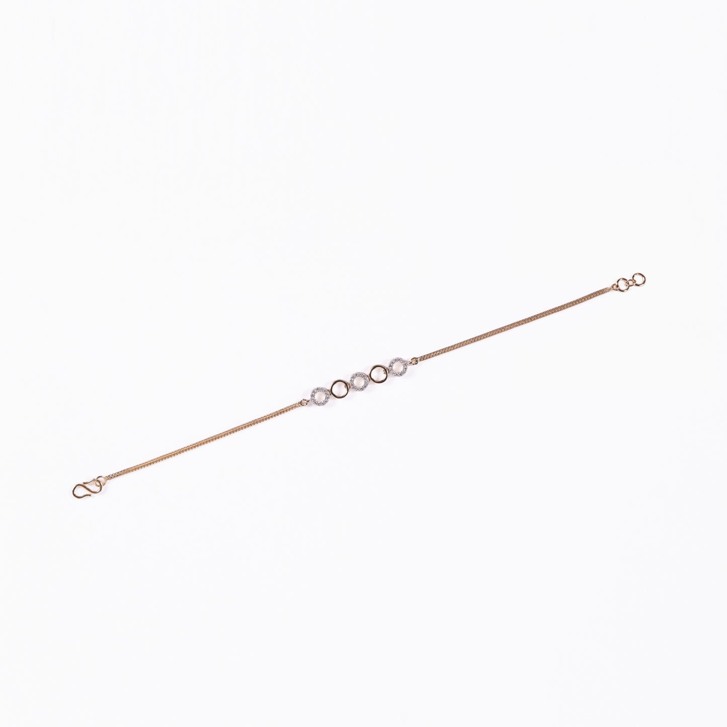 Knot Chain Diamond Bracelet