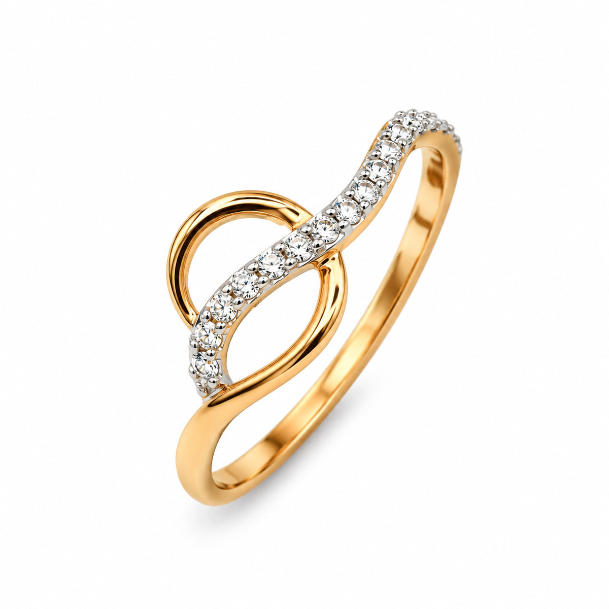 Minimal Diamond Accent Ring