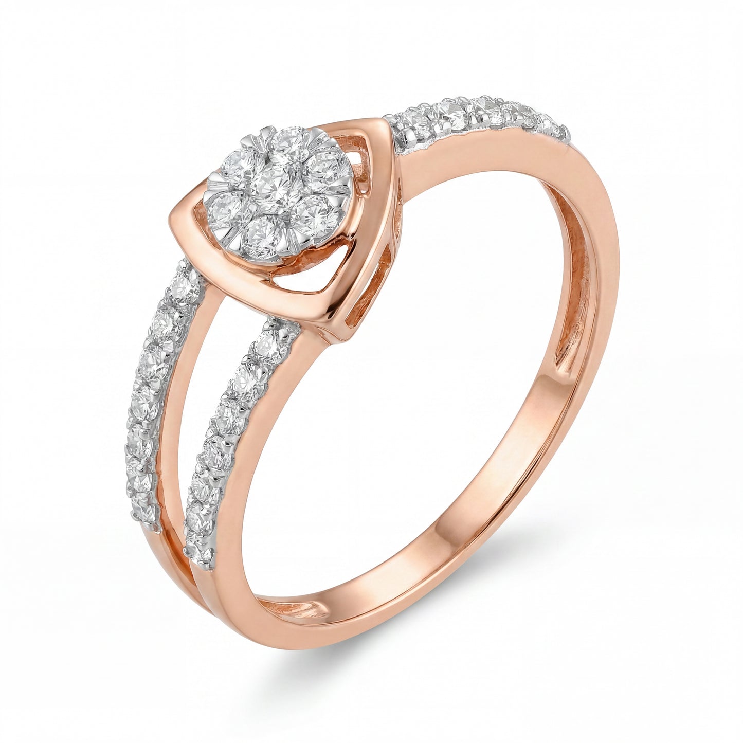 Meridian Pave Natural Diamond Ring
