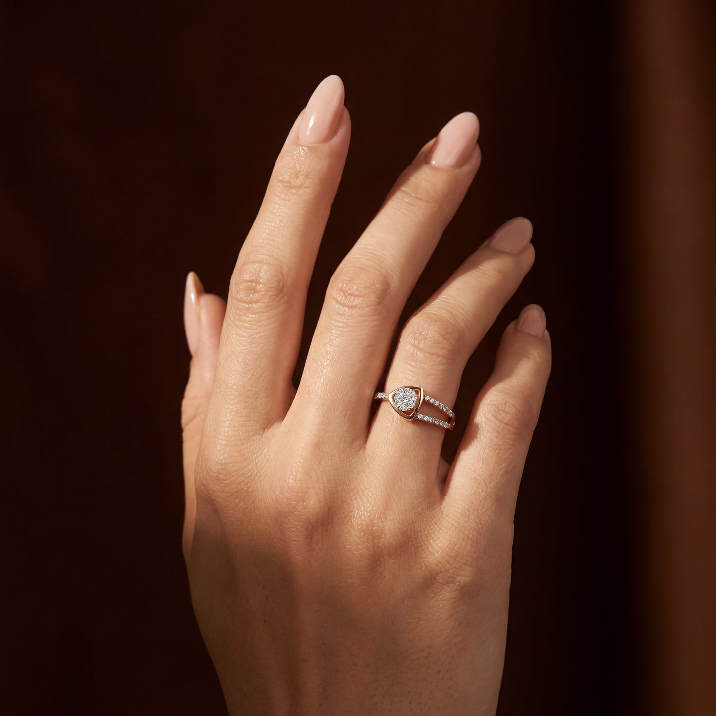 Meridian Pave Natural Diamond Ring