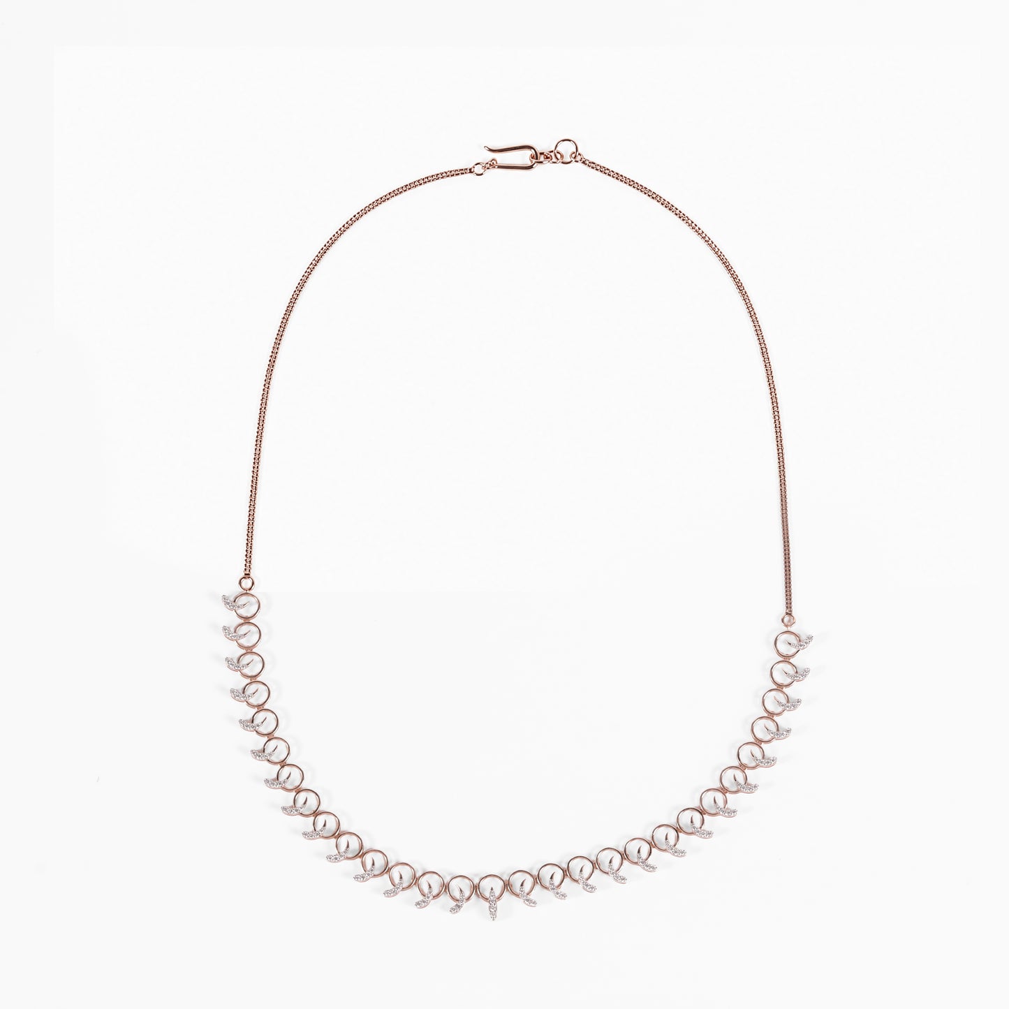 Marquise Link Collar Necklace
