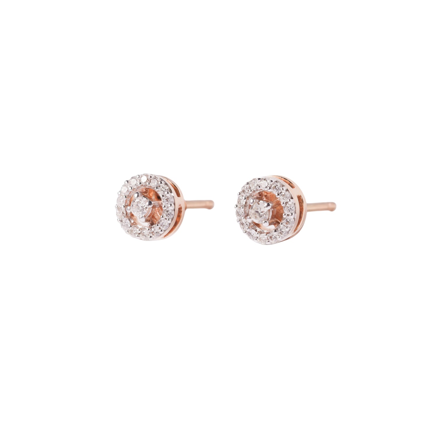 Classic Halo Stud Earrings
