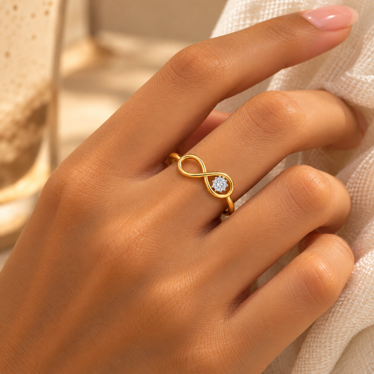 Petite Spark Diamond Ring