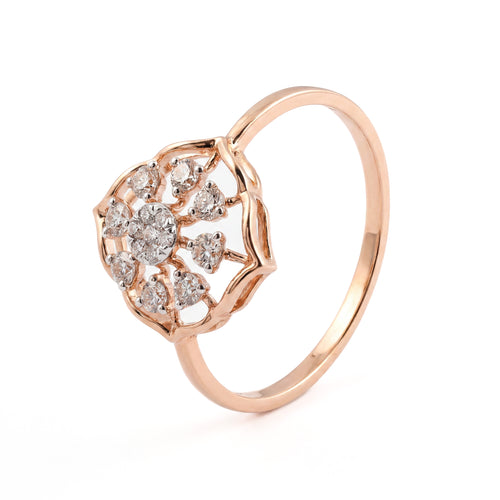 Load image 1 in gallery view. Aurelia Twist Natural Diamond Ring