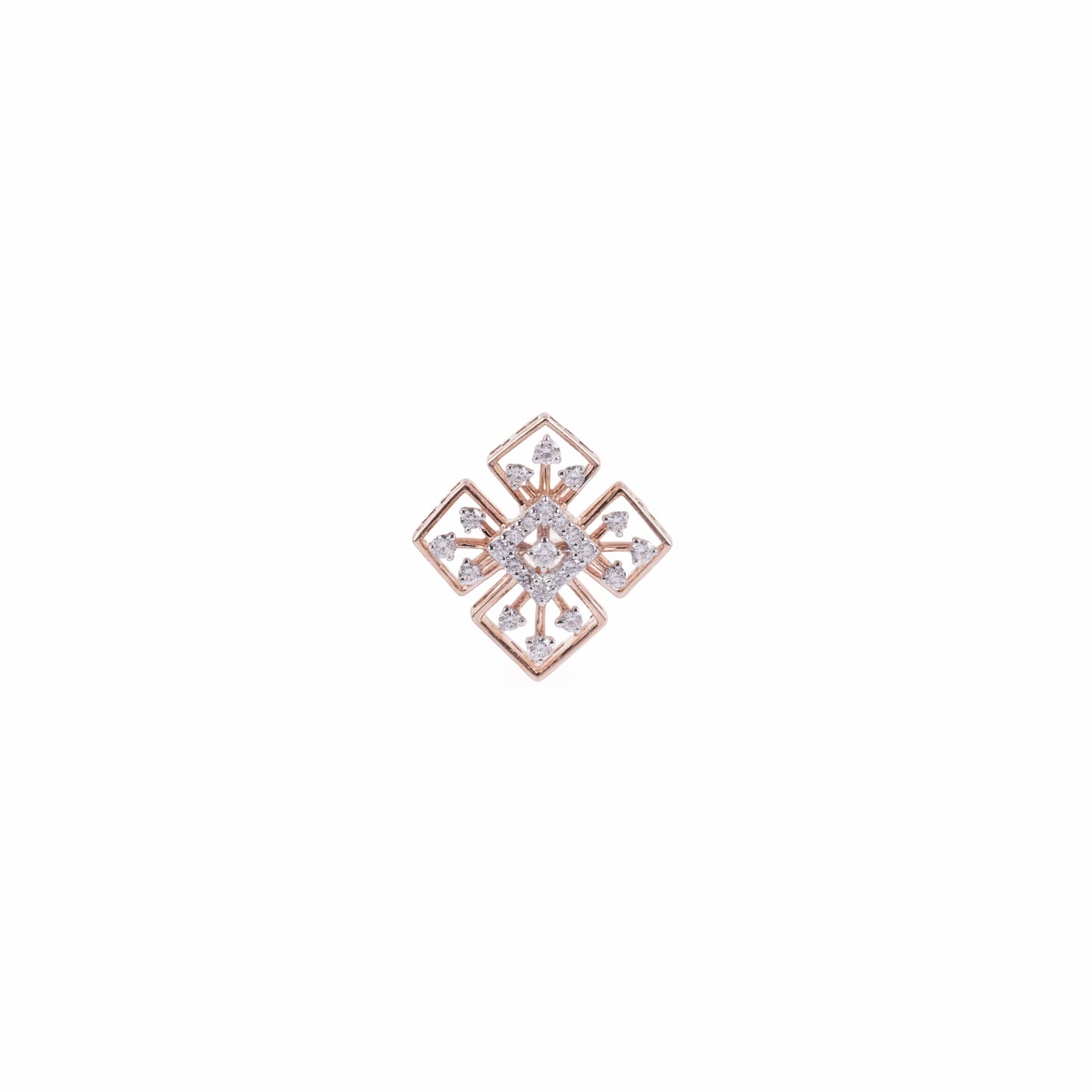 Clover Cutout Diamond Earrings