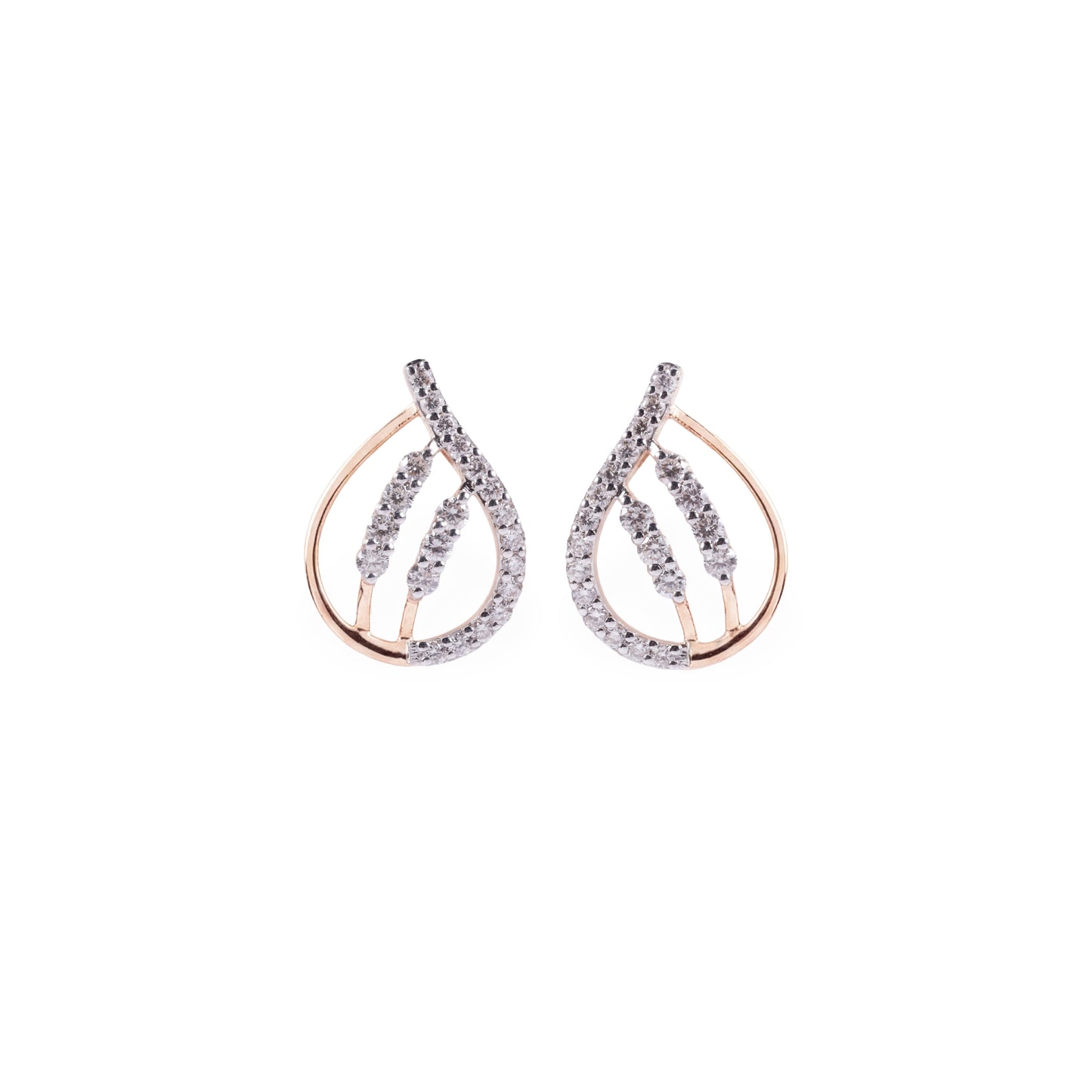Floral Cluster Drop Earrings
