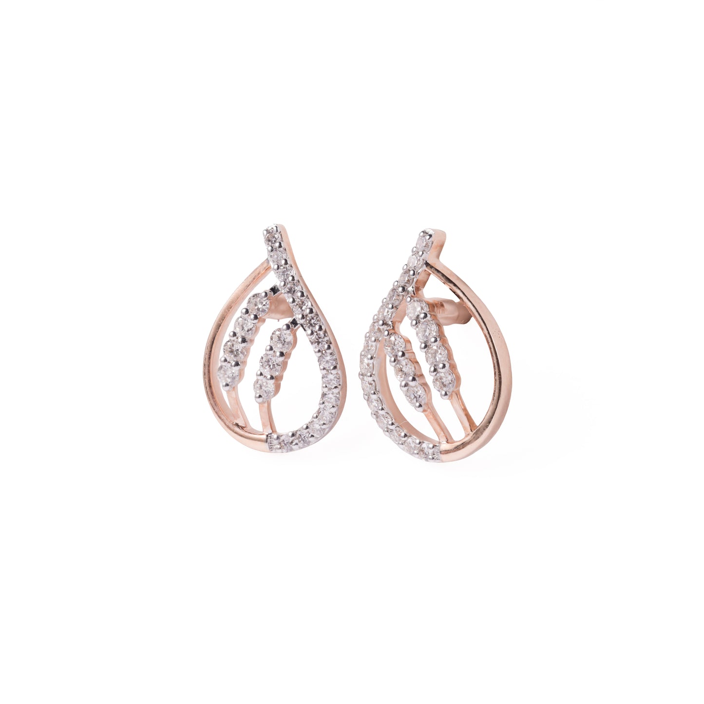 Floral Cluster Drop Earrings
