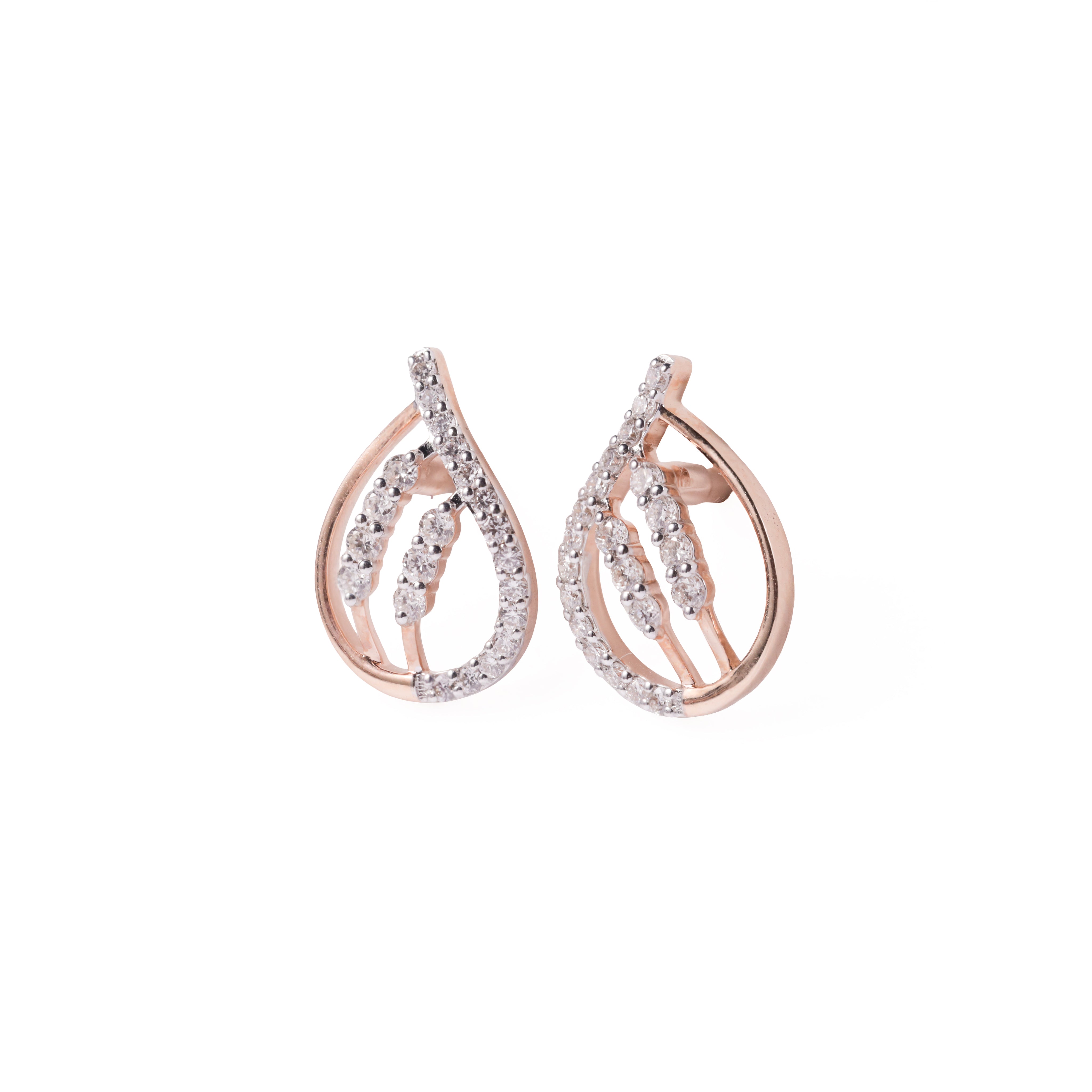 Floral Cluster Drop Earrings