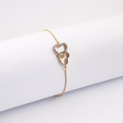 Load image 1 in gallery view. BR-46 Natural Diamond Bracelet