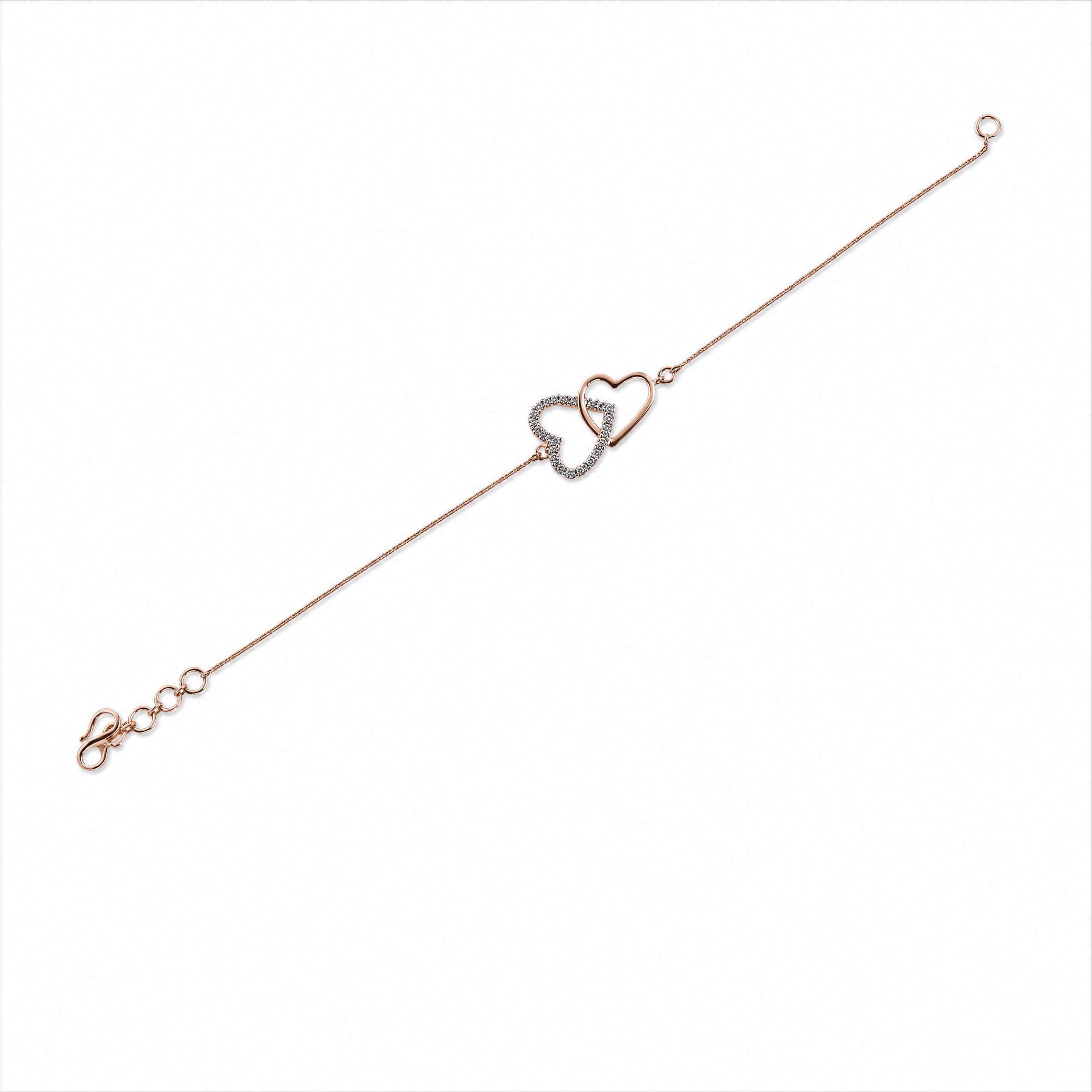 Heart & Infinity Diamond Bracelet