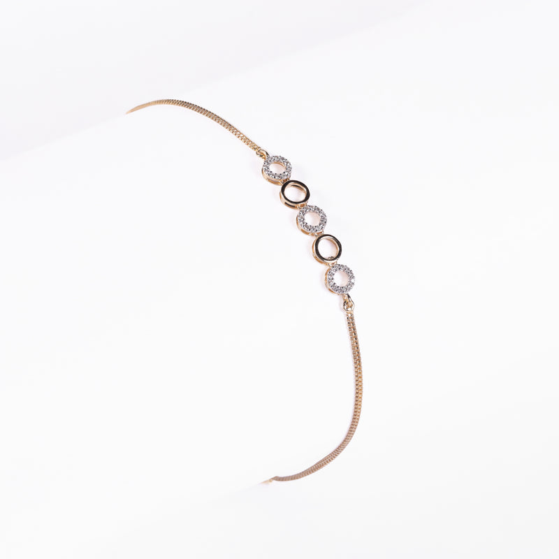 Knot Chain Diamond Bracelet