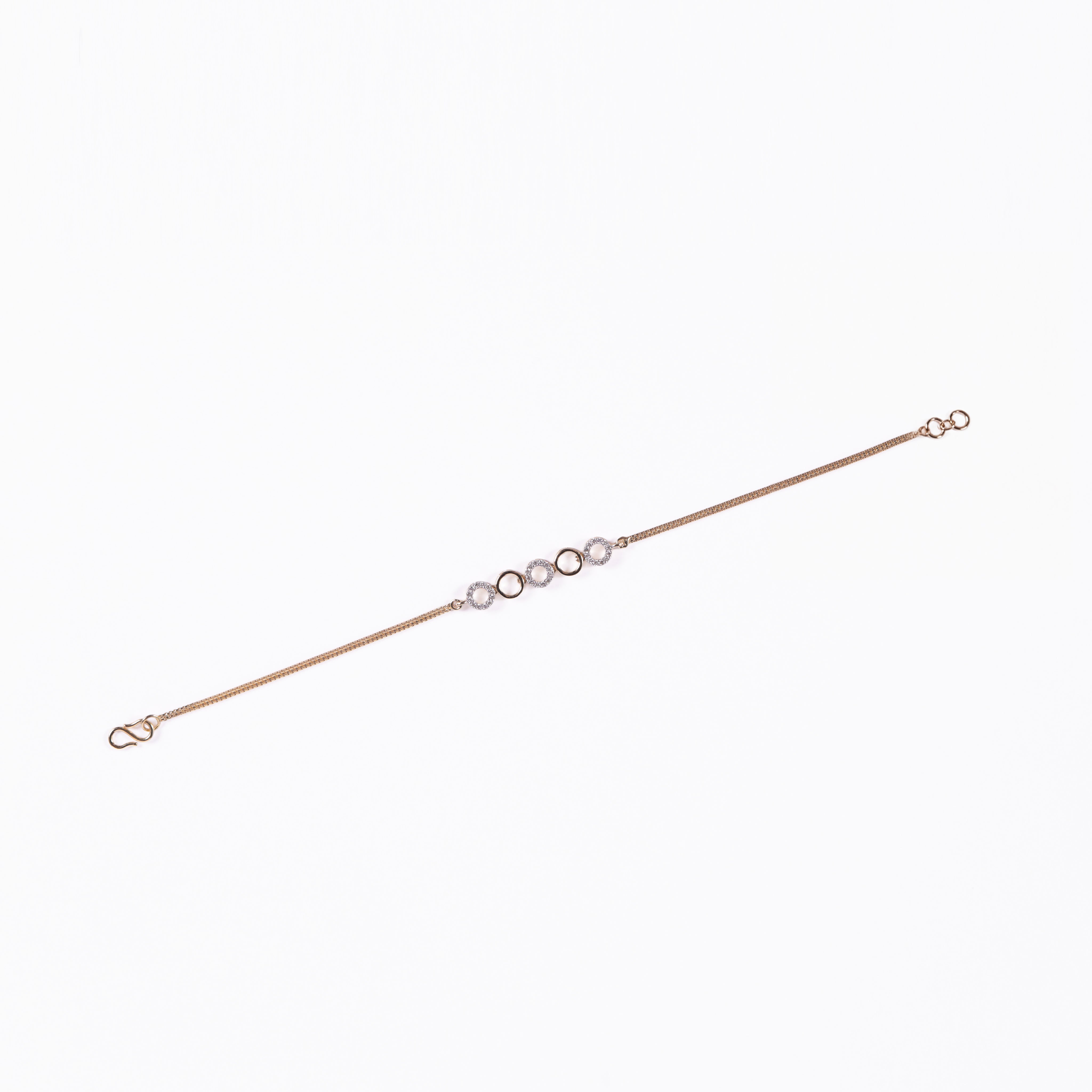 Knot Chain Diamond Bracelet