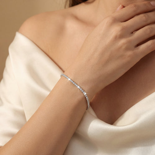 Load image 1 in gallery view. Diamond Tennis Bracelet