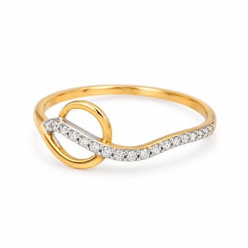 Load image 1 in gallery view. Minimal Diamond Accent Ring