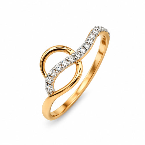 Load image 1 in gallery view. Minimal Diamond Accent Ring