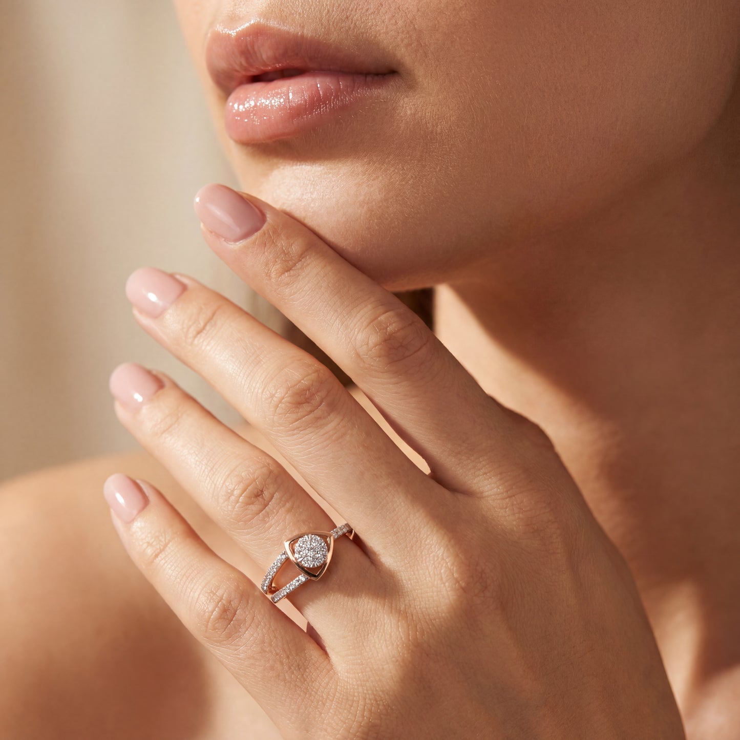 Meridian Pave Natural Diamond Ring