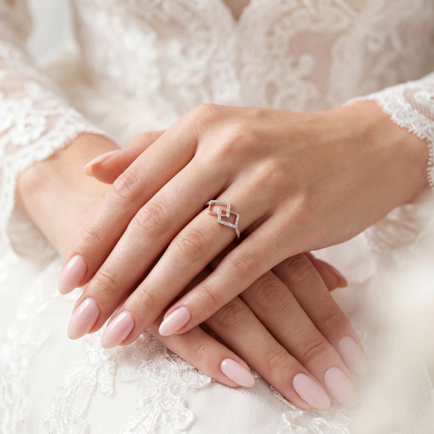 Wisp Solitaire Natural Diamond Ring