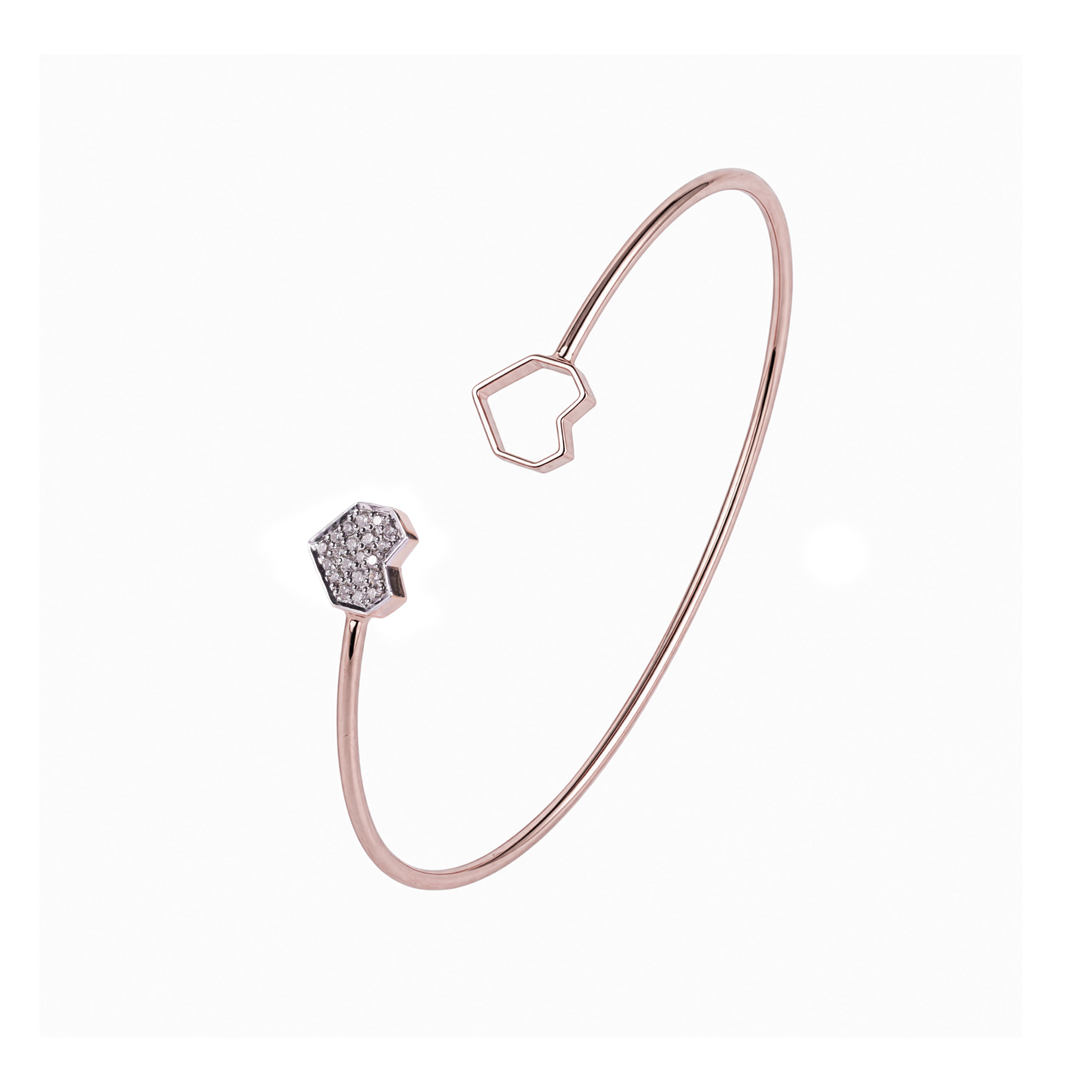 Open Cuff Diamond Bracelet