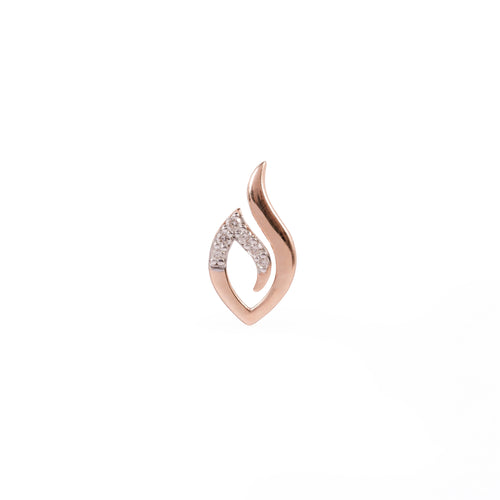 Load image 1 in gallery view. Wishbone Frame Diamond Earrings