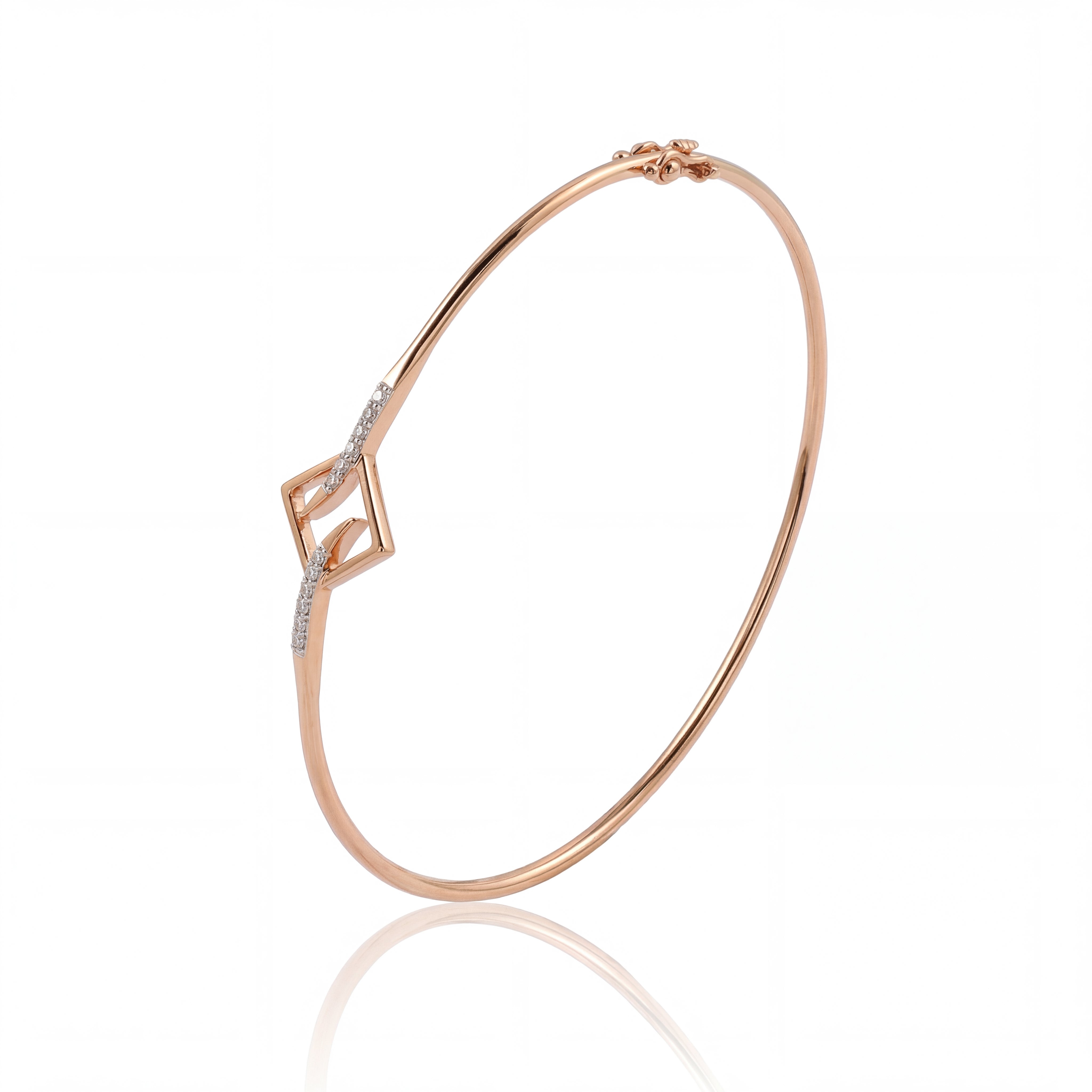 Rhombus Diamond Bangle