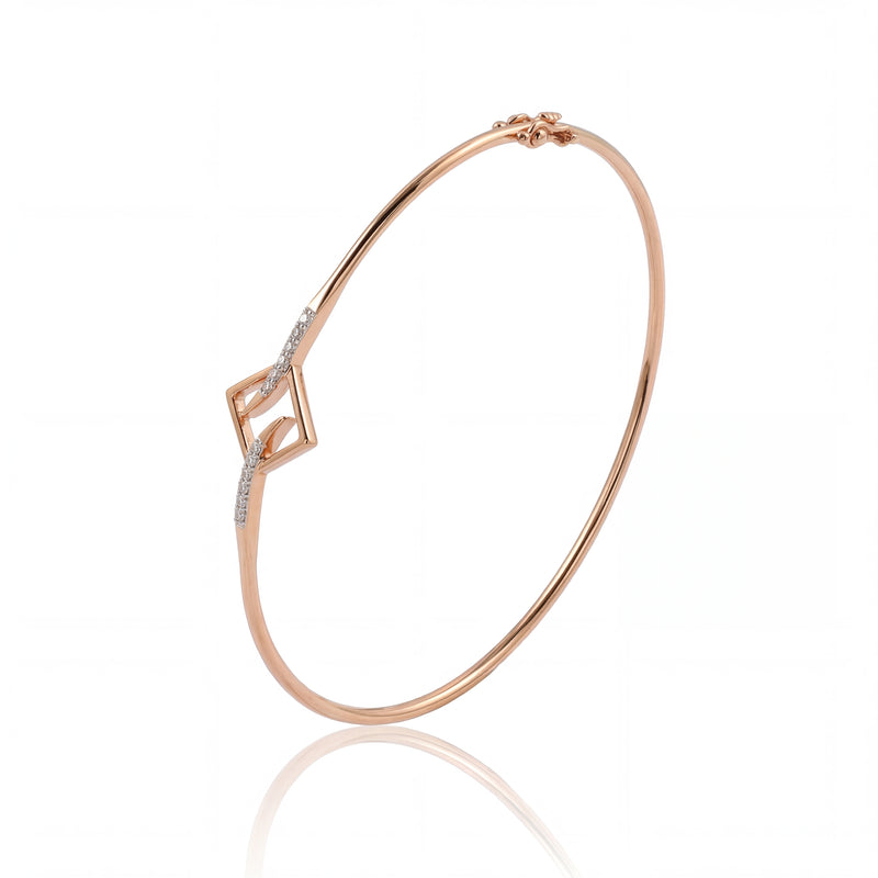 Rhombus Diamond Bangle