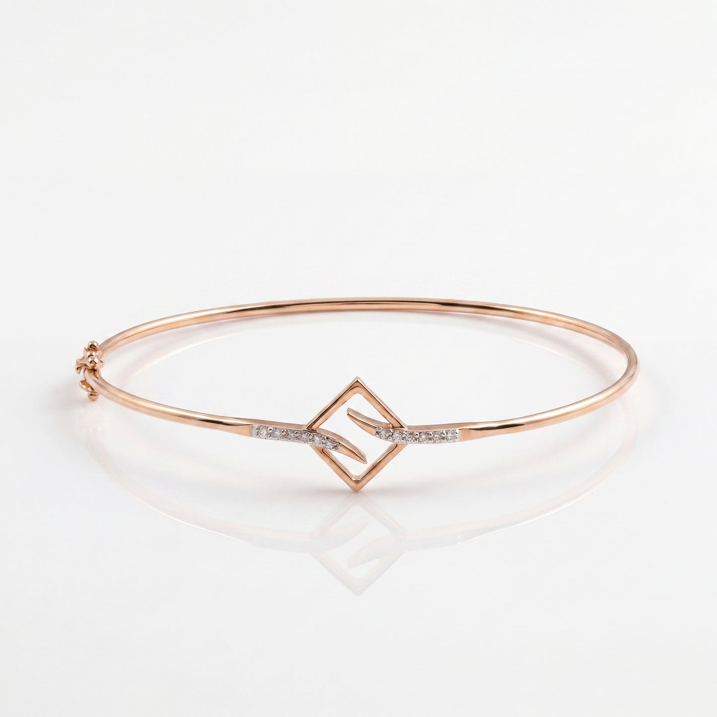 Rhombus Diamond Bangle