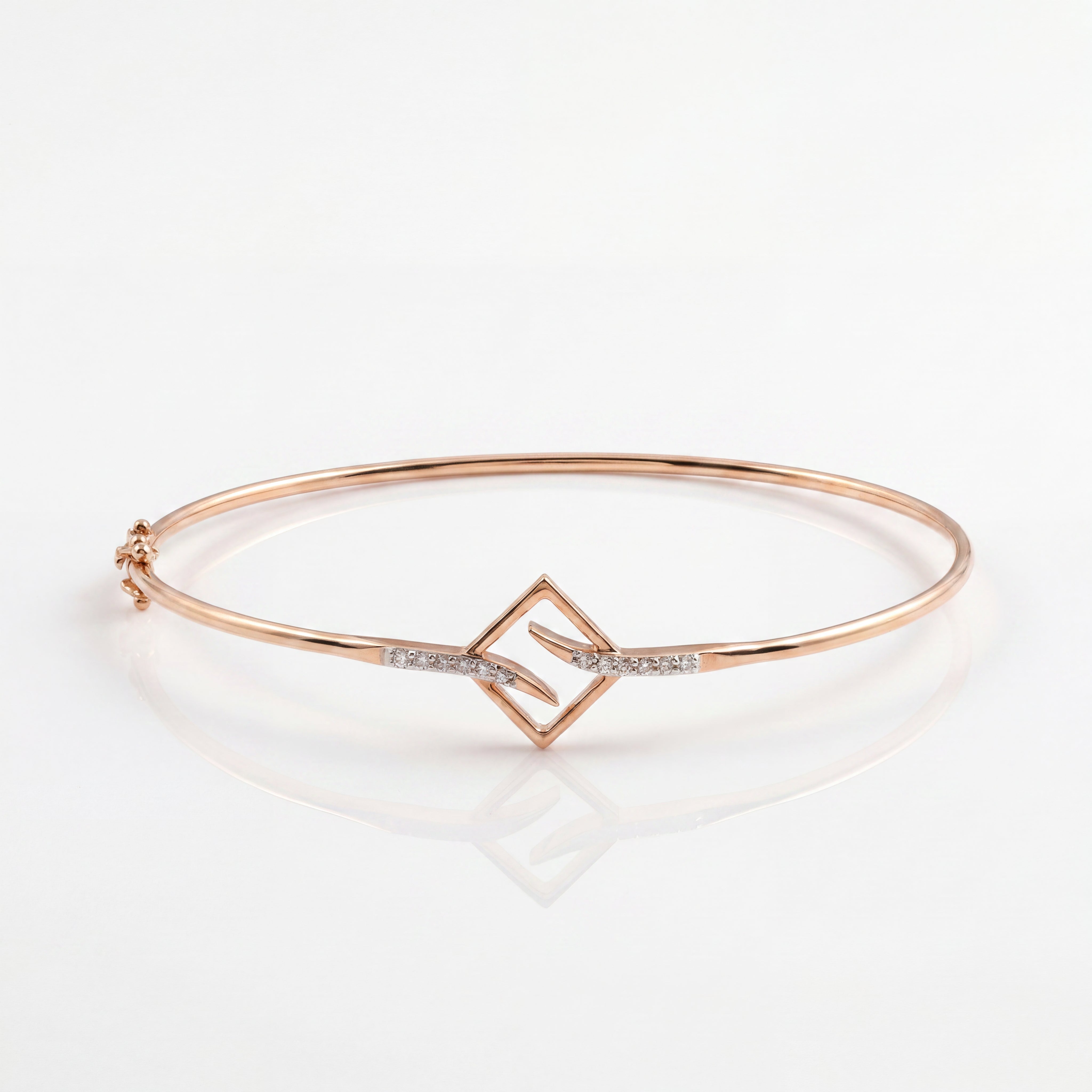 Rhombus Diamond Bangle