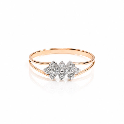 Load image 1 in gallery view. Floral Fancy Prongs Natural Diamonds