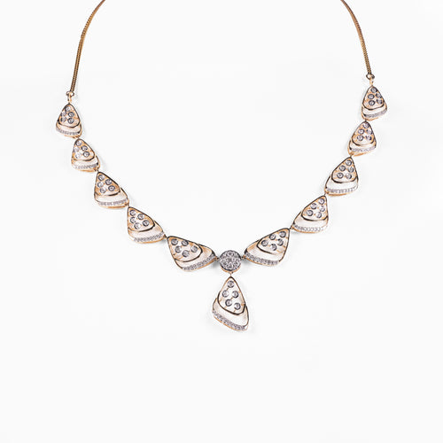 Load image 1 in gallery view. Pear Motif Drop Necklace