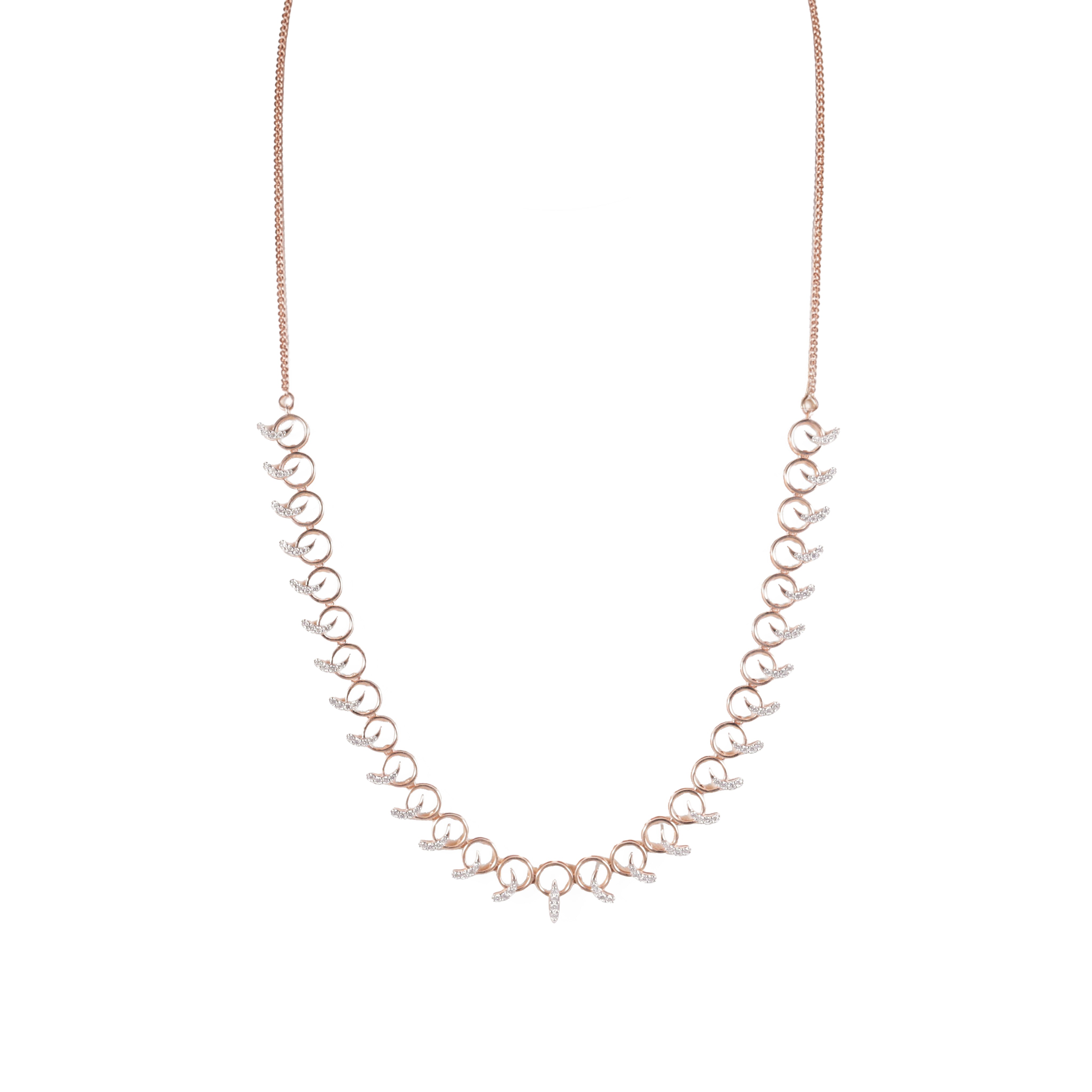 Marquise Link Collar Necklace