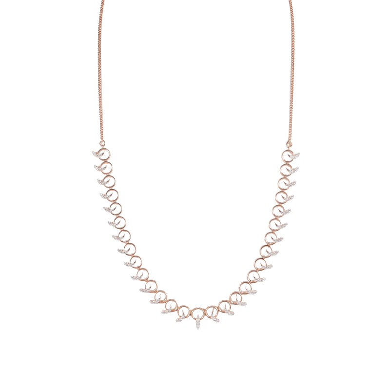 Marquise Link Collar Necklace