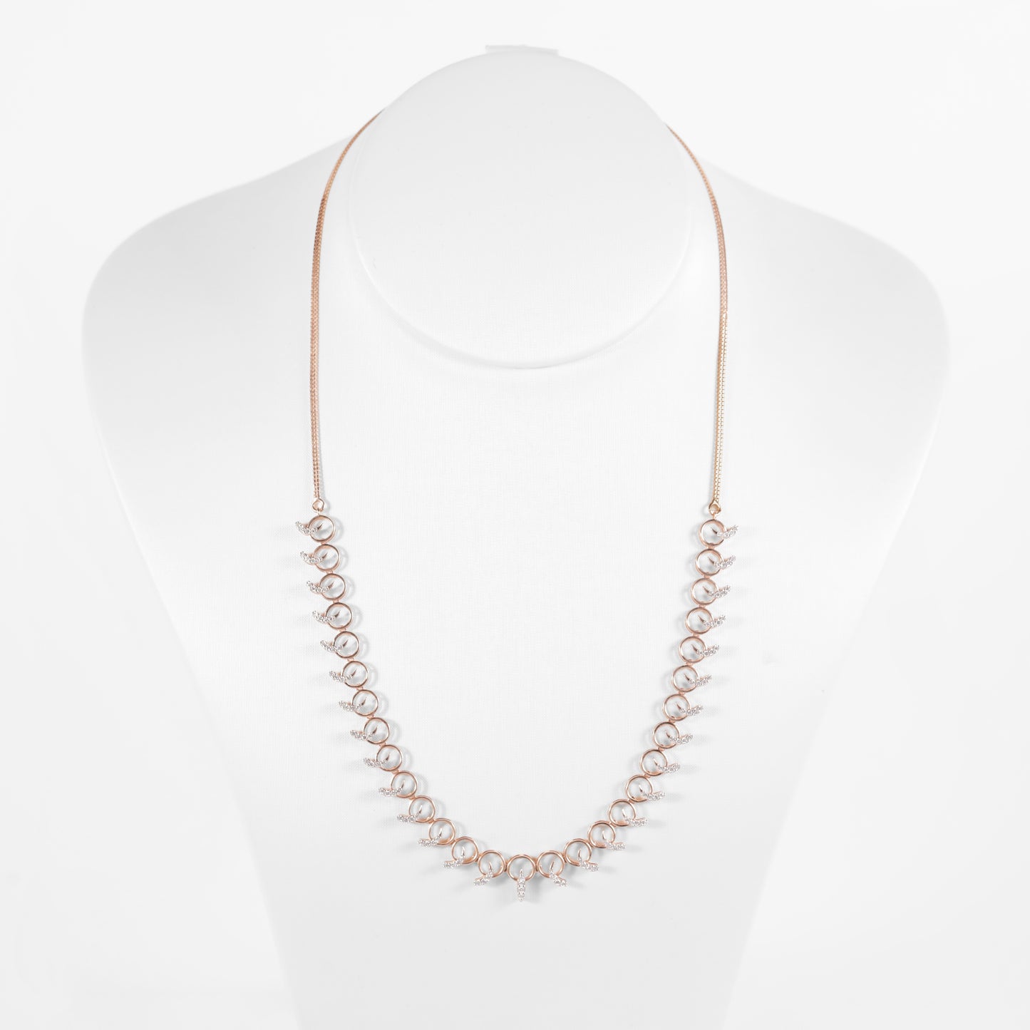 Marquise Link Collar Necklace