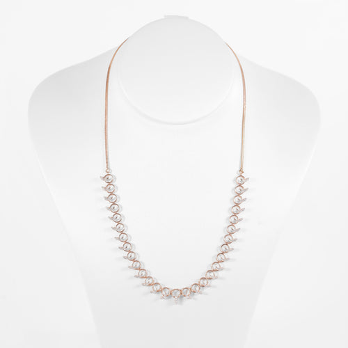 Load image 1 in gallery view. Marquise Link Collar Necklace