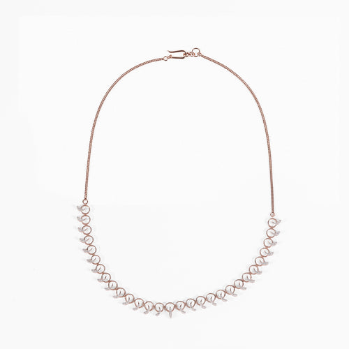 Load image 1 in gallery view. Marquise Link Collar Necklace