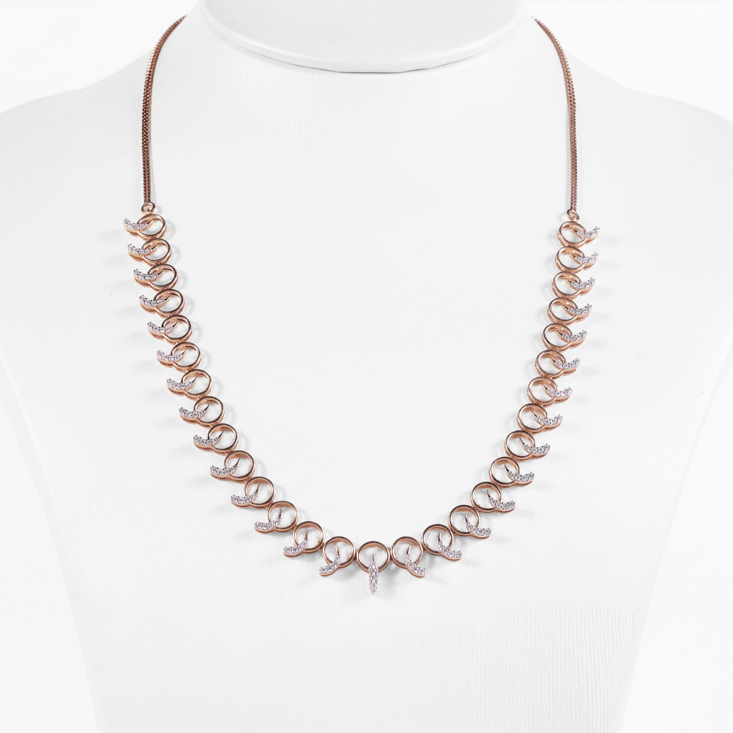 Marquise Link Collar Necklace