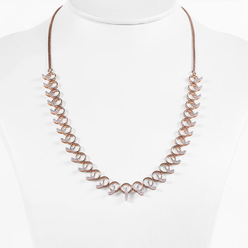 Load image 1 in gallery view. Marquise Link Collar Necklace