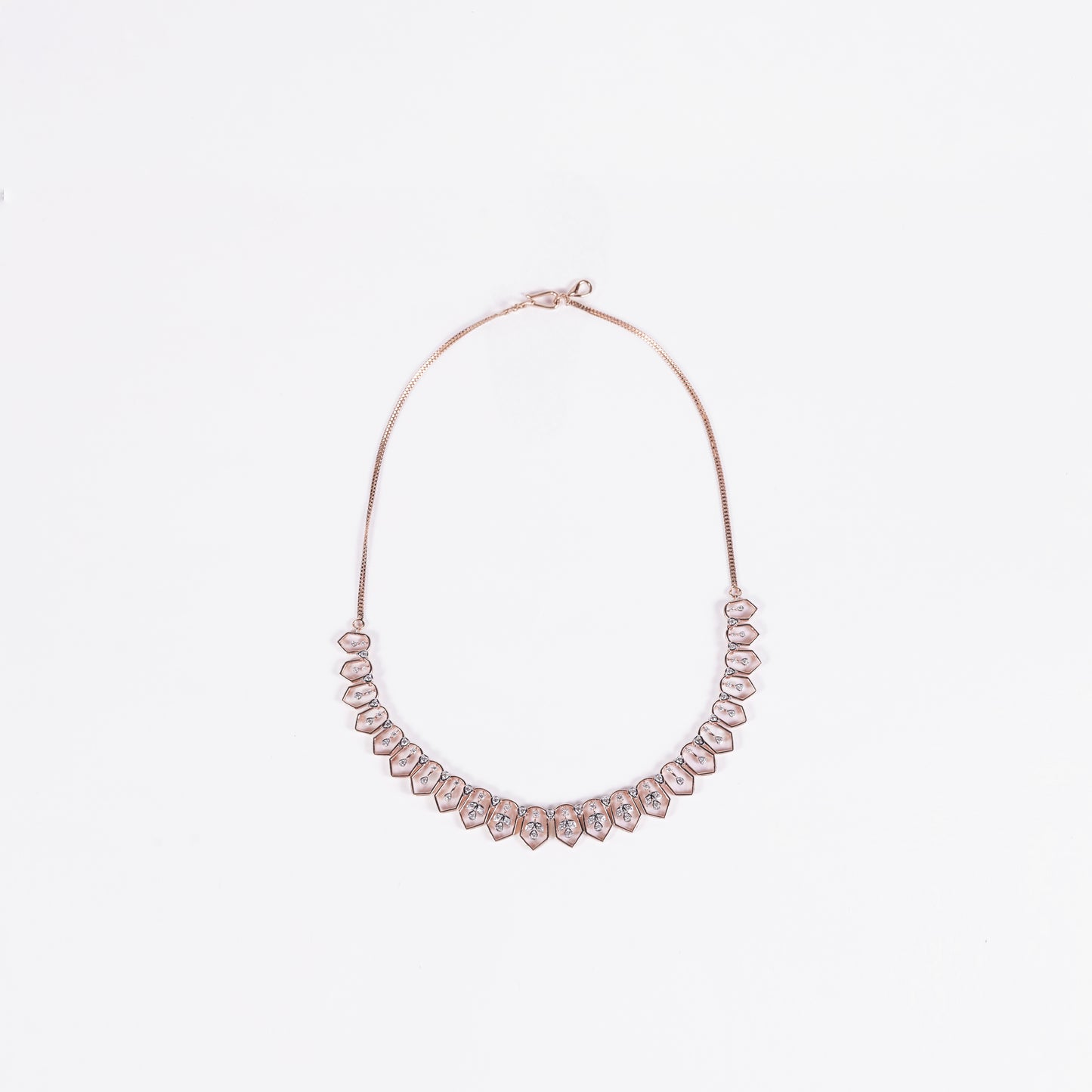 Pear Cluster Collar Necklace