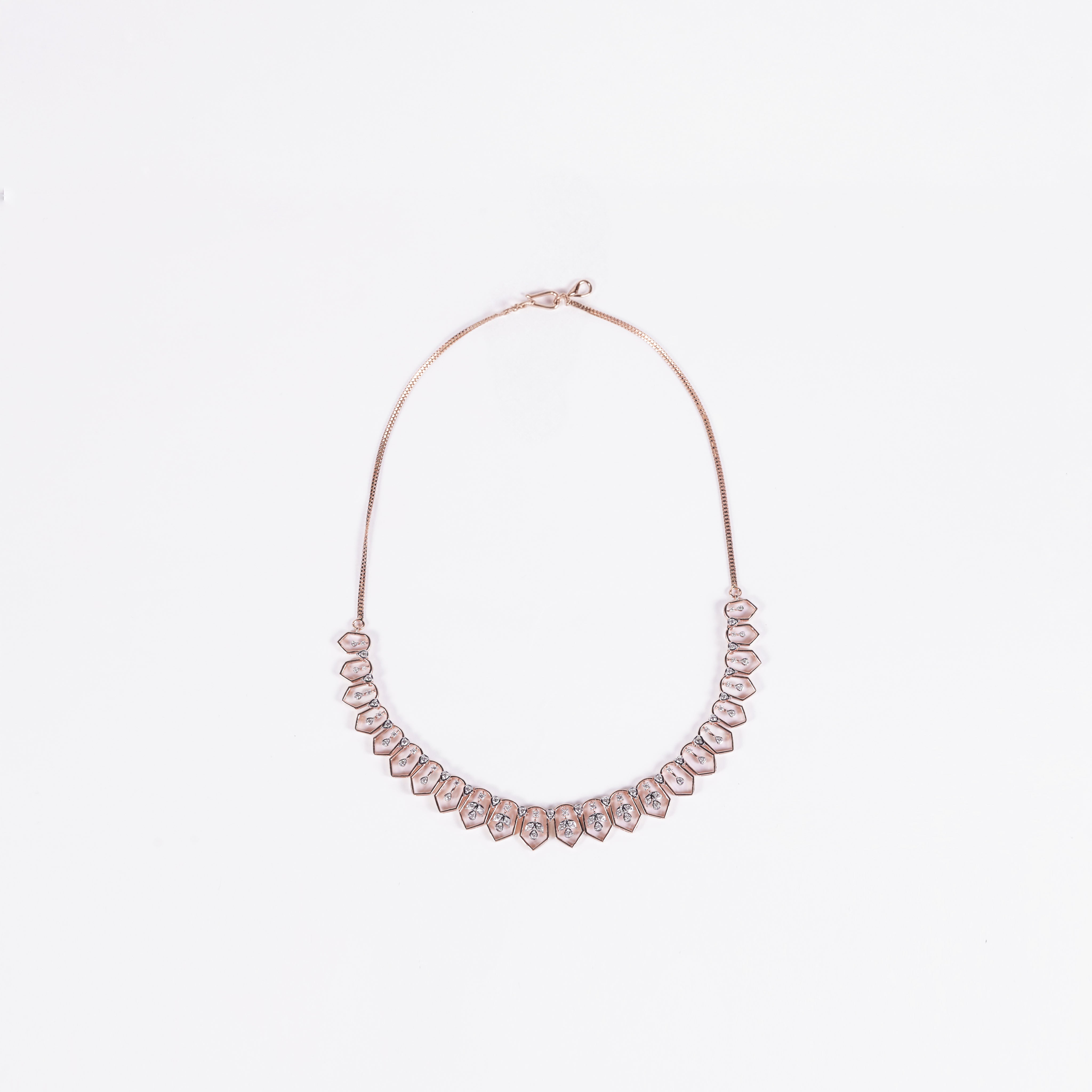 Pear Cluster Collar Necklace