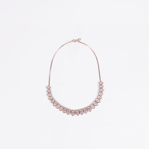 Load image 1 in gallery view. Pear Cluster Collar Necklace