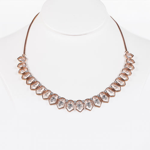 Load image 1 in gallery view. Pear Cluster Collar Necklace