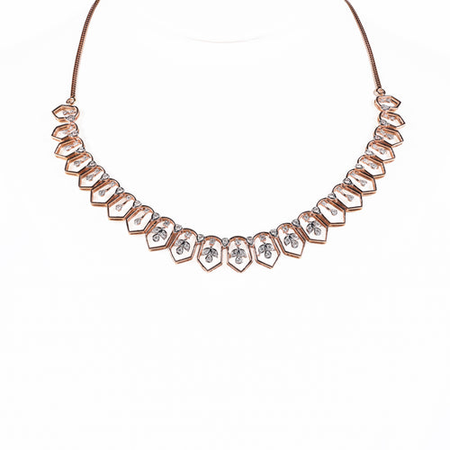 Load image 1 in gallery view. Pear Cluster Collar Necklace
