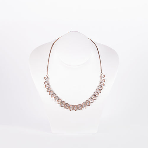 Load image 1 in gallery view. Pear Cluster Collar Necklace