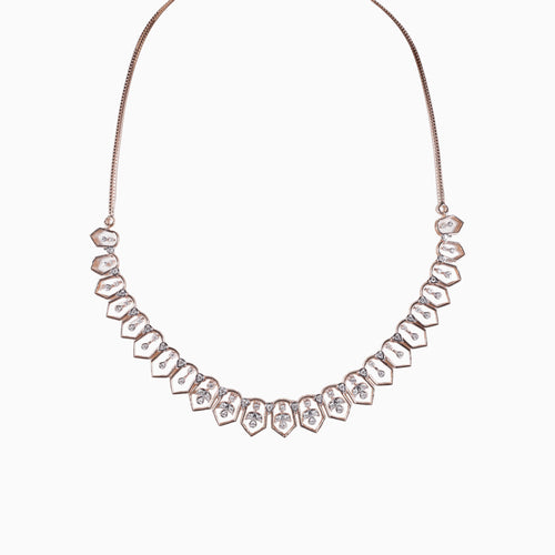 Load image 1 in gallery view. Pear Cluster Collar Necklace