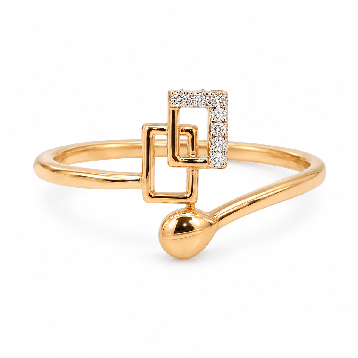 Geometric Link Open Ring