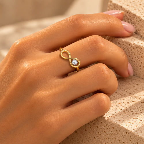 Load image 1 in gallery view. Petite Spark Diamond Ring