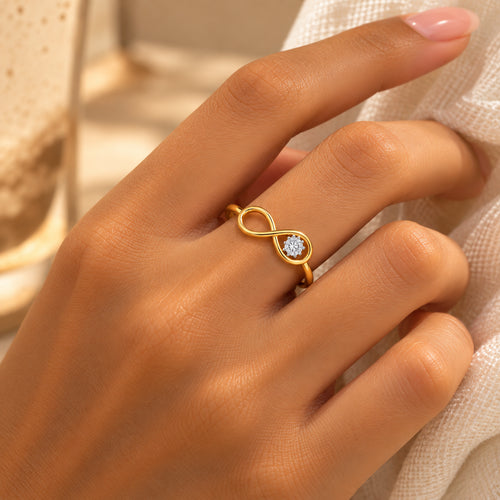 Load image 1 in gallery view. Petite Spark Diamond Ring