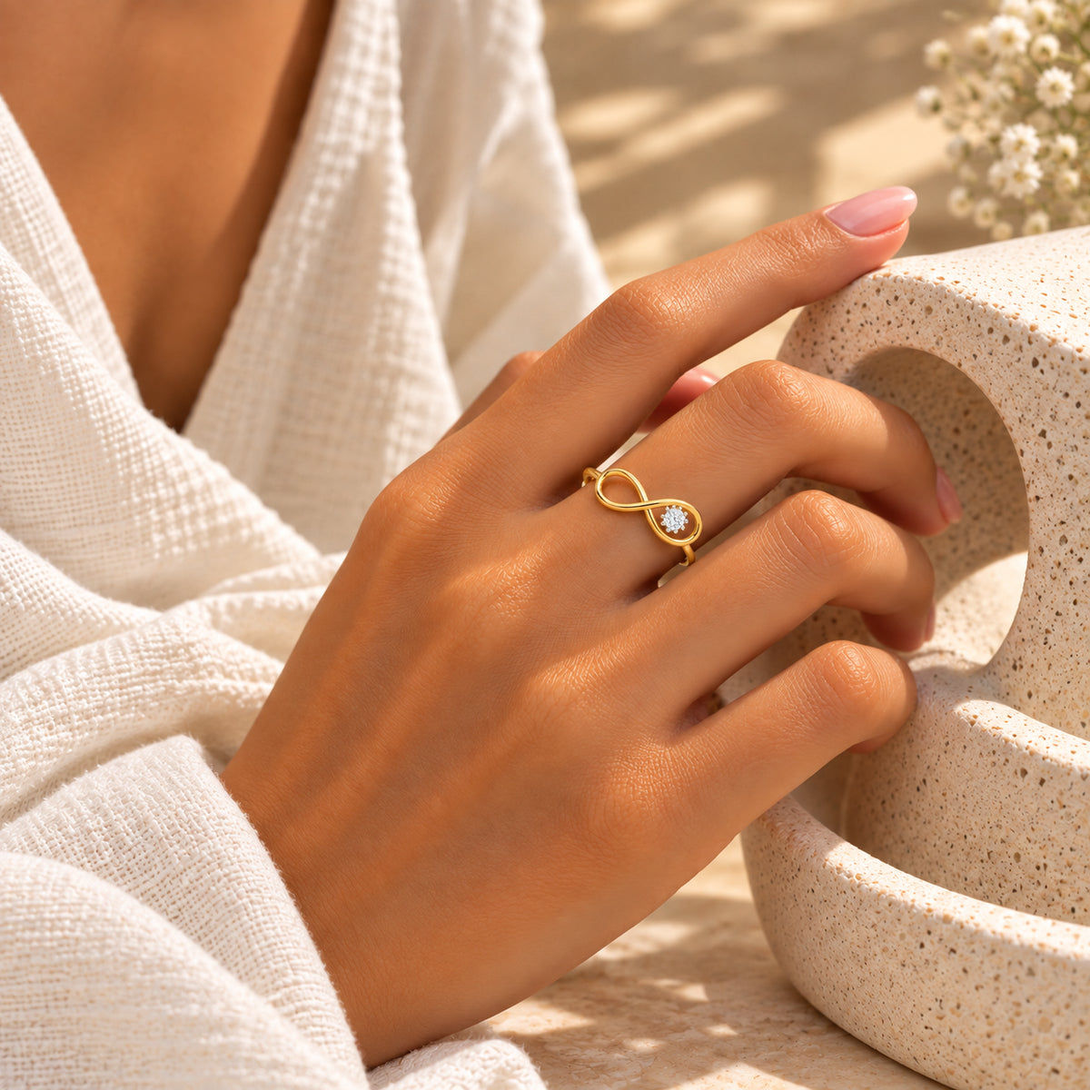 Petite Spark Diamond Ring