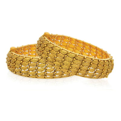 Divine Gold Bangle Set