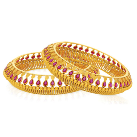 Divine Gold Bangle Set